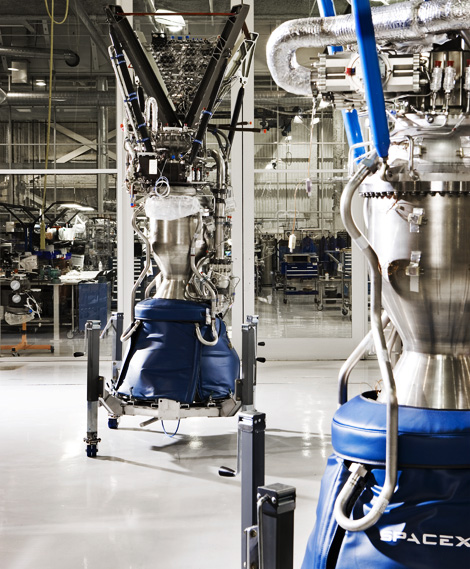Engines for Falcon 9 Rocket